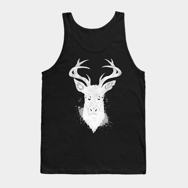 Spider Deer Negative Tank Top by ThompsonTom Tees